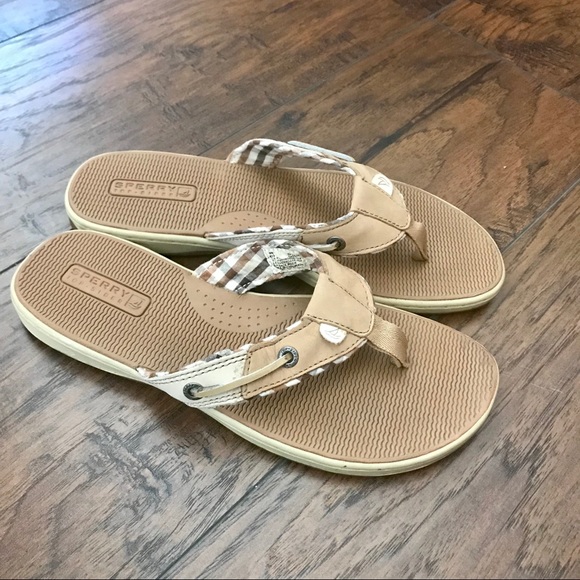 sperry women's seafish thong sandals